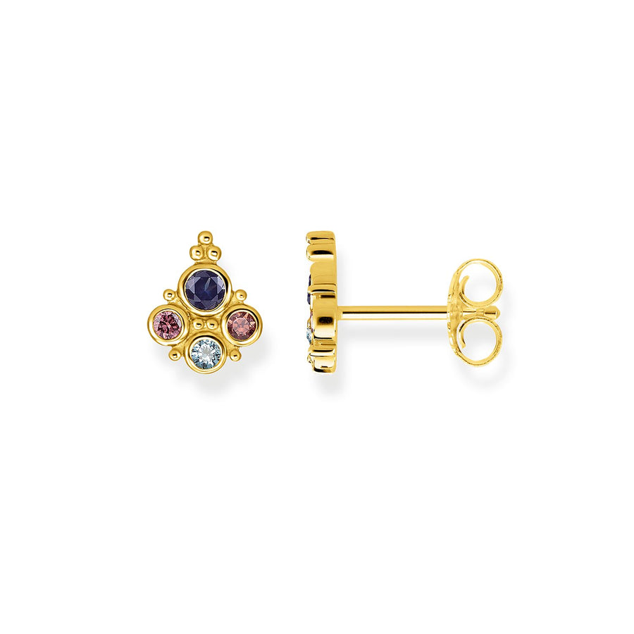 clous d'oreilles Royalty doré