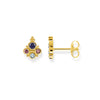 clous d'oreilles Royalty doré