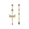Boucles d'oreilles libellule