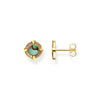 Clous d'oreilles nacre d'abalone or