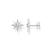 Clous d'oreilles étoile argent