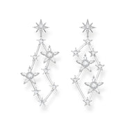 Boucles d'oreilles étoiles argent