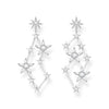 Boucles d'oreilles étoiles argent