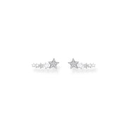 Boucles d'oreilles grimpante étoiles