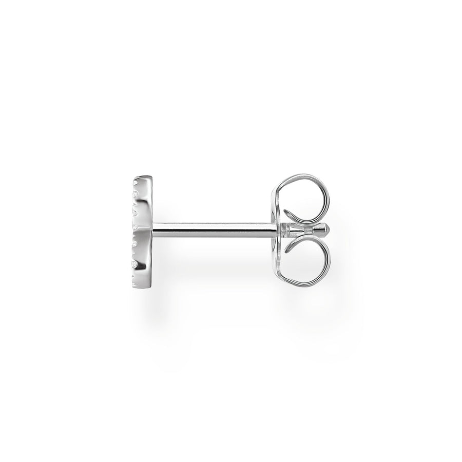 Clou d'oreille unique Infinity argent