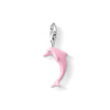 Pendentif Charm dauphin rose