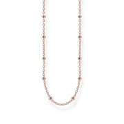 Chaîne maille jaseron or rose
