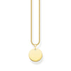 Chaîne médaille or