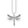 Chaîne libellule argent