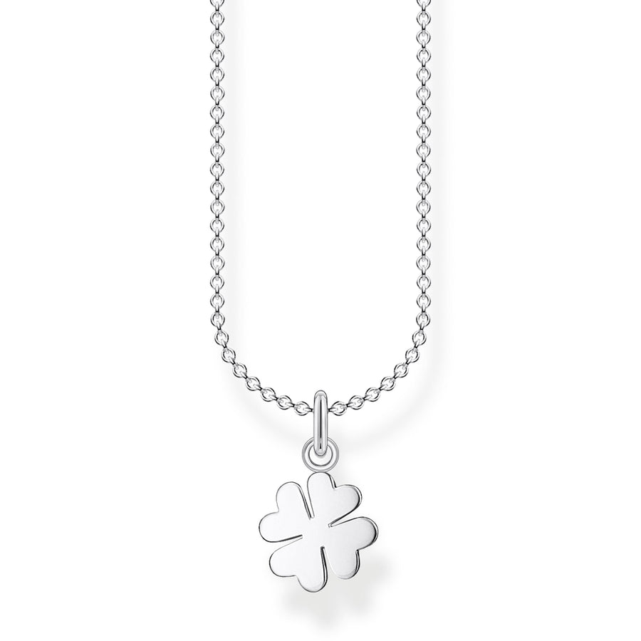 Chaîne trèfle argent