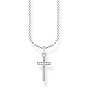Chaîne croix avec pavé