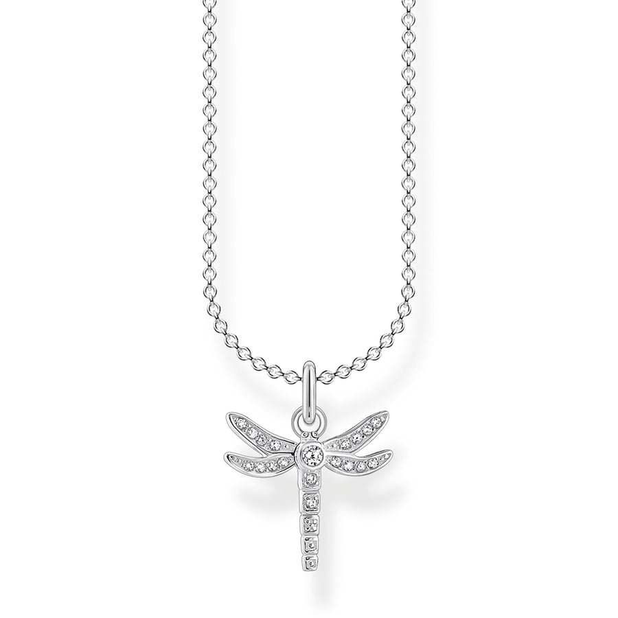 Chaîne libellule argent