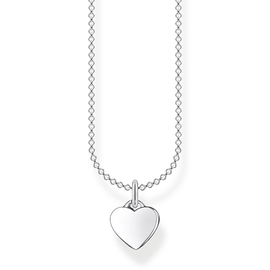 Chaîne cœur argent