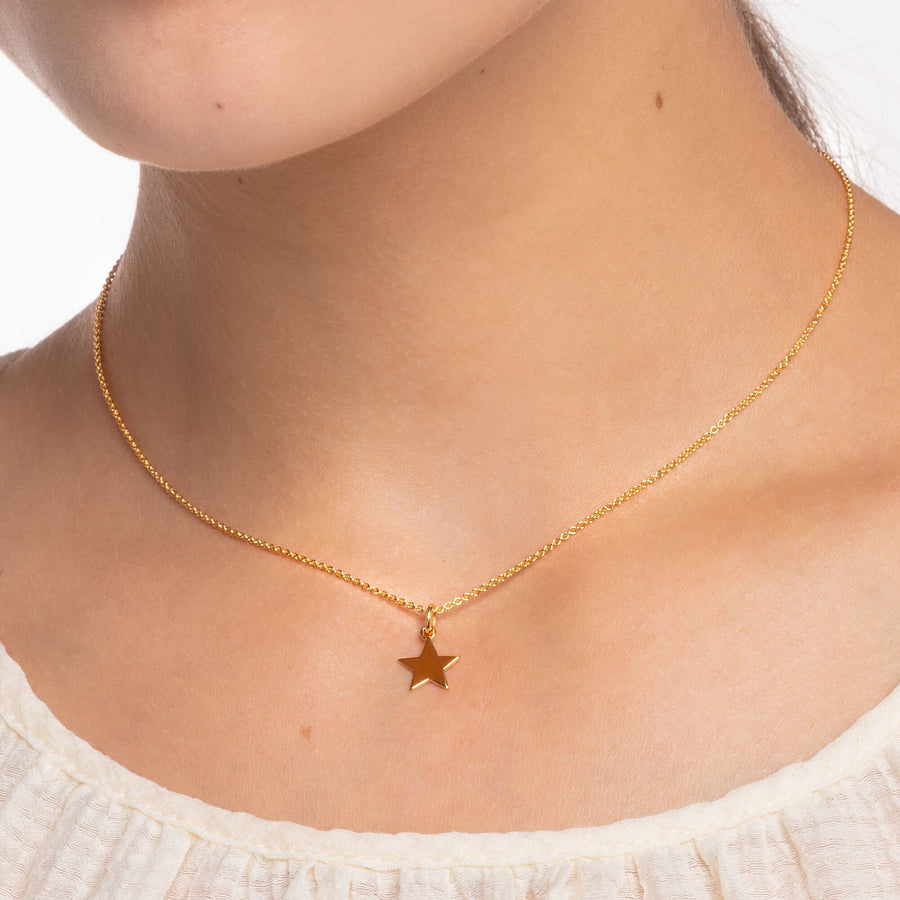 Chaîne étoile or