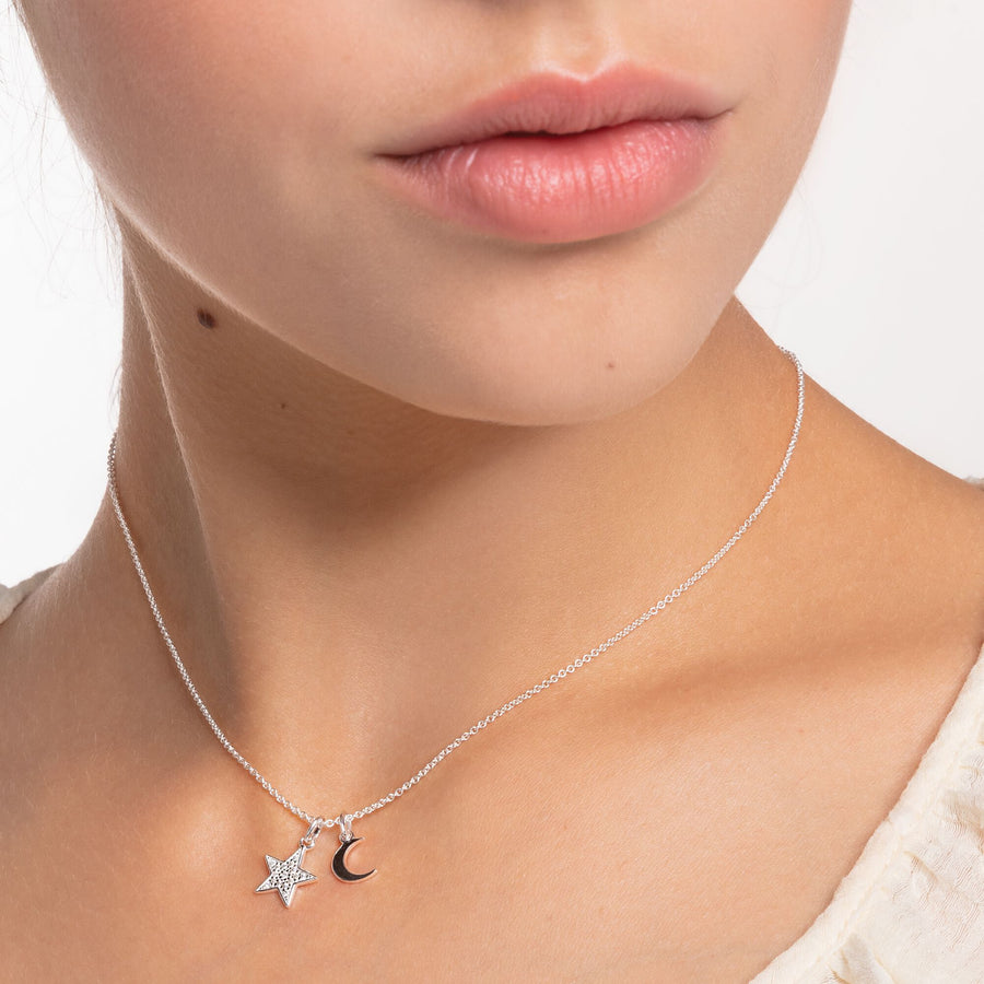 Chaîne étoile & lune