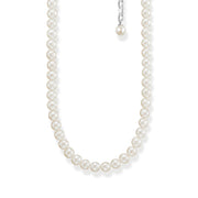 Chaîne perles argent
