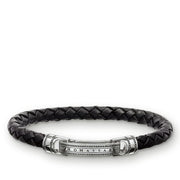 bracelet cuir noir