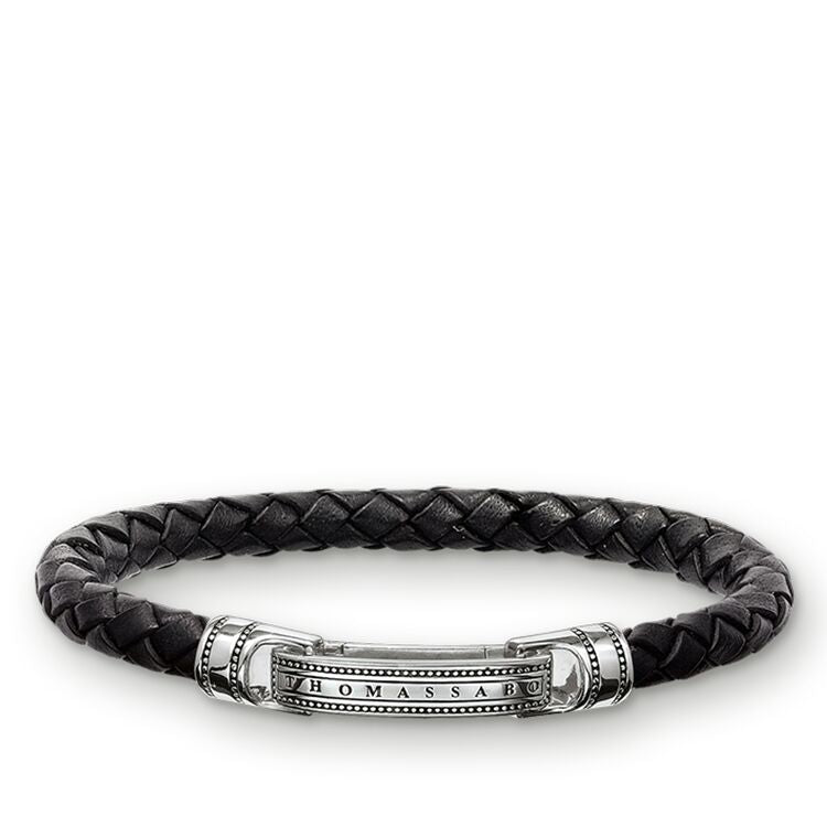 bracelet cuir noir