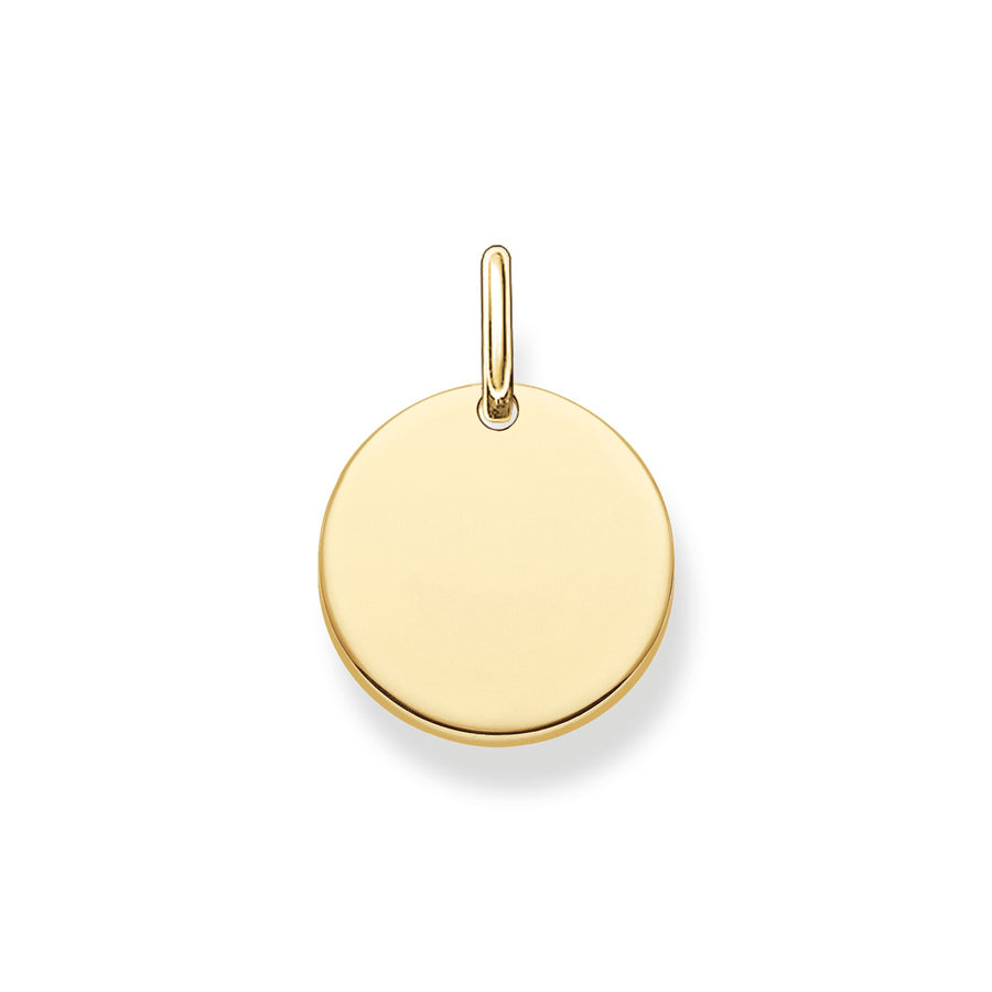 Pendentif médaille petite or