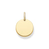 Pendentif médaille petite or