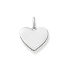 Pendentif cœur petit argent