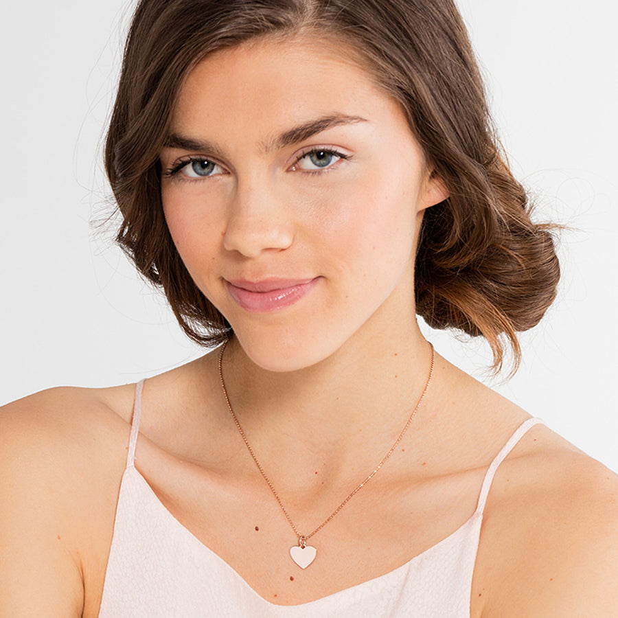 Pendentif cœur petit or rose