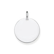 Pendentif médaille grande argent