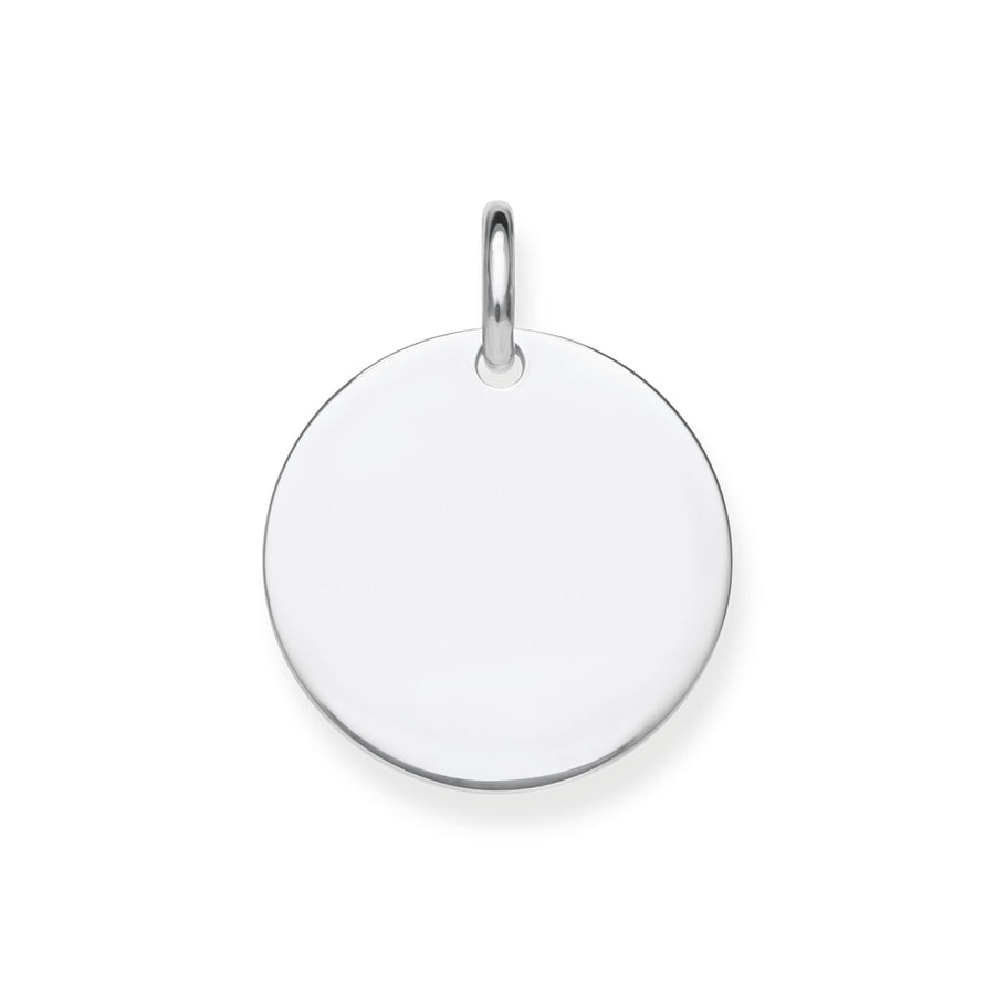 Pendentif médaille grande argent