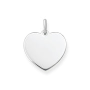 Pendentif cœur grande argent