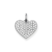 Pendentif cœur avec pavé