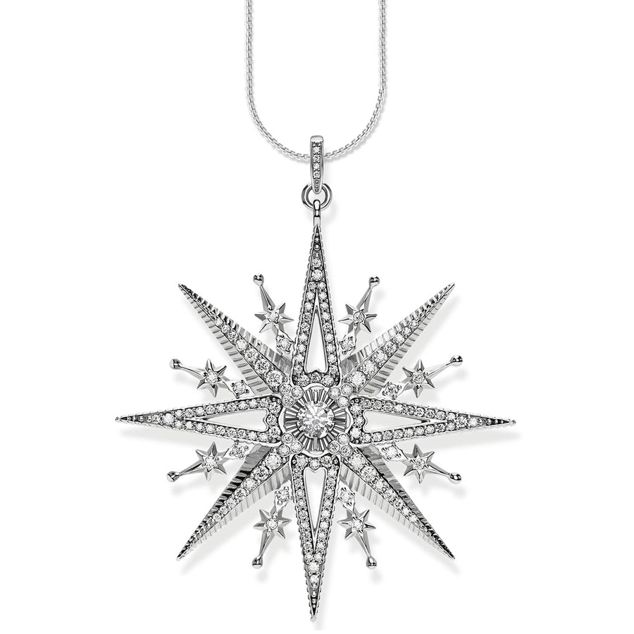 Pendentif royaltie étoile argent