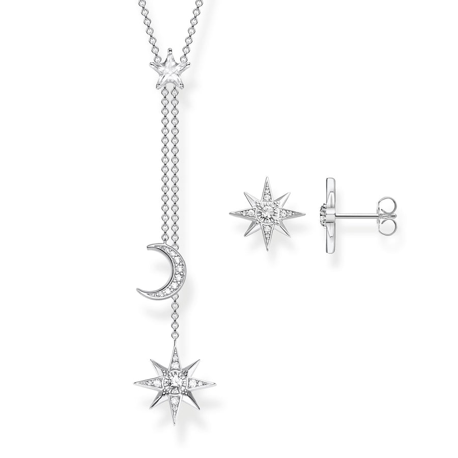 Clous d'oreilles étoile argent