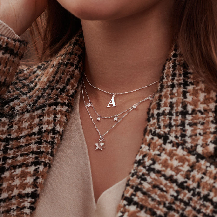 Chaîne étoile & lune