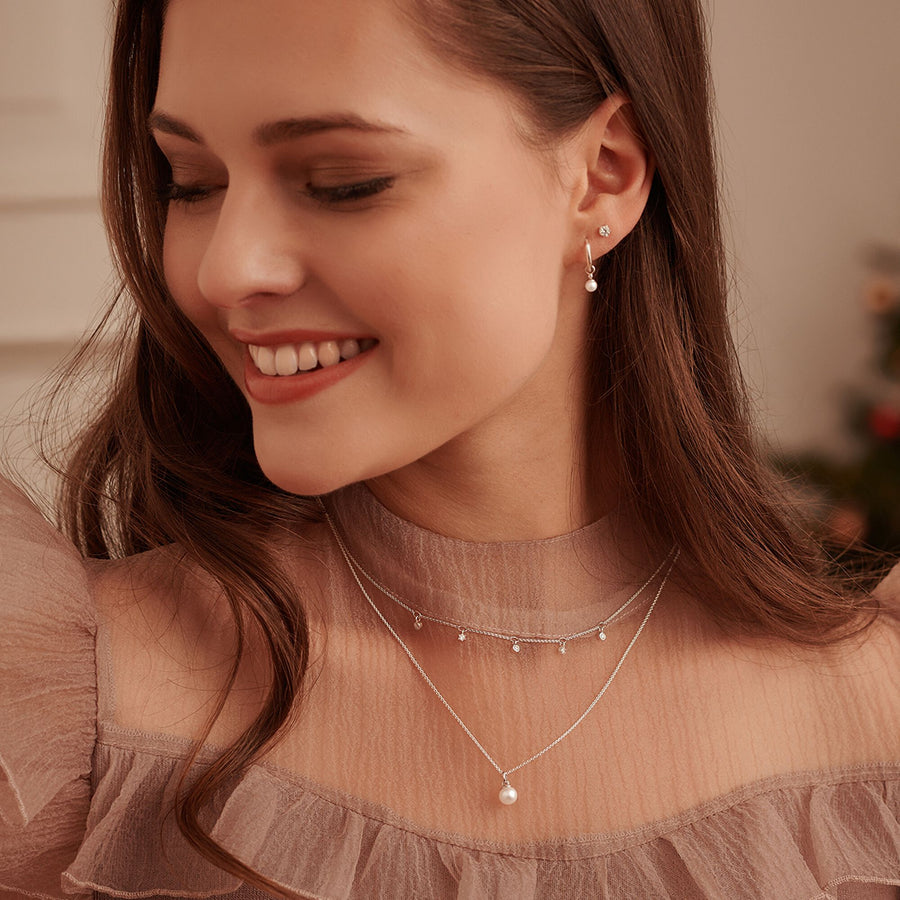 Pendentif pour boucle d'oreille unique perle