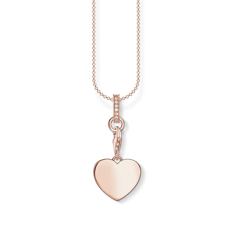 Chaîne Charm or rose