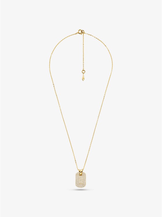 MK Collier avec Plaque rectangulaire