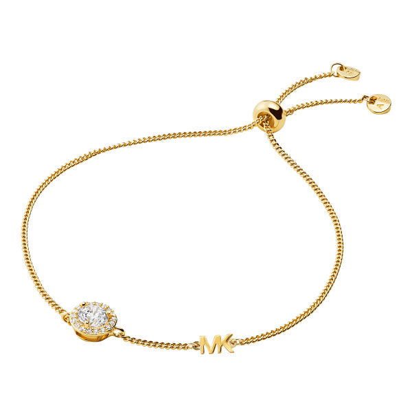 MK Bracelet Halo cz coulissant