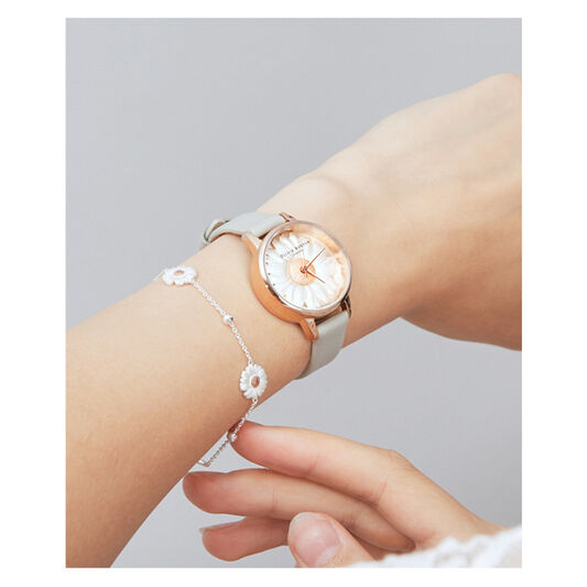Montre Marguerite 3D Or Rose