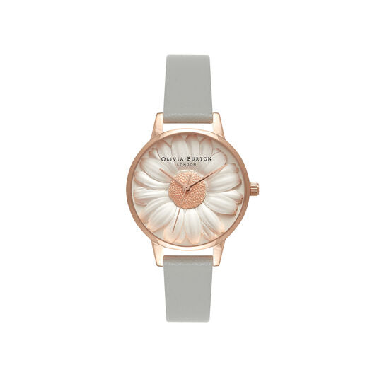 Montre Marguerite 3D Or Rose