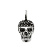Pendentif tête de mort avec pavé