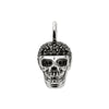 Pendentif tête de mort avec pavé