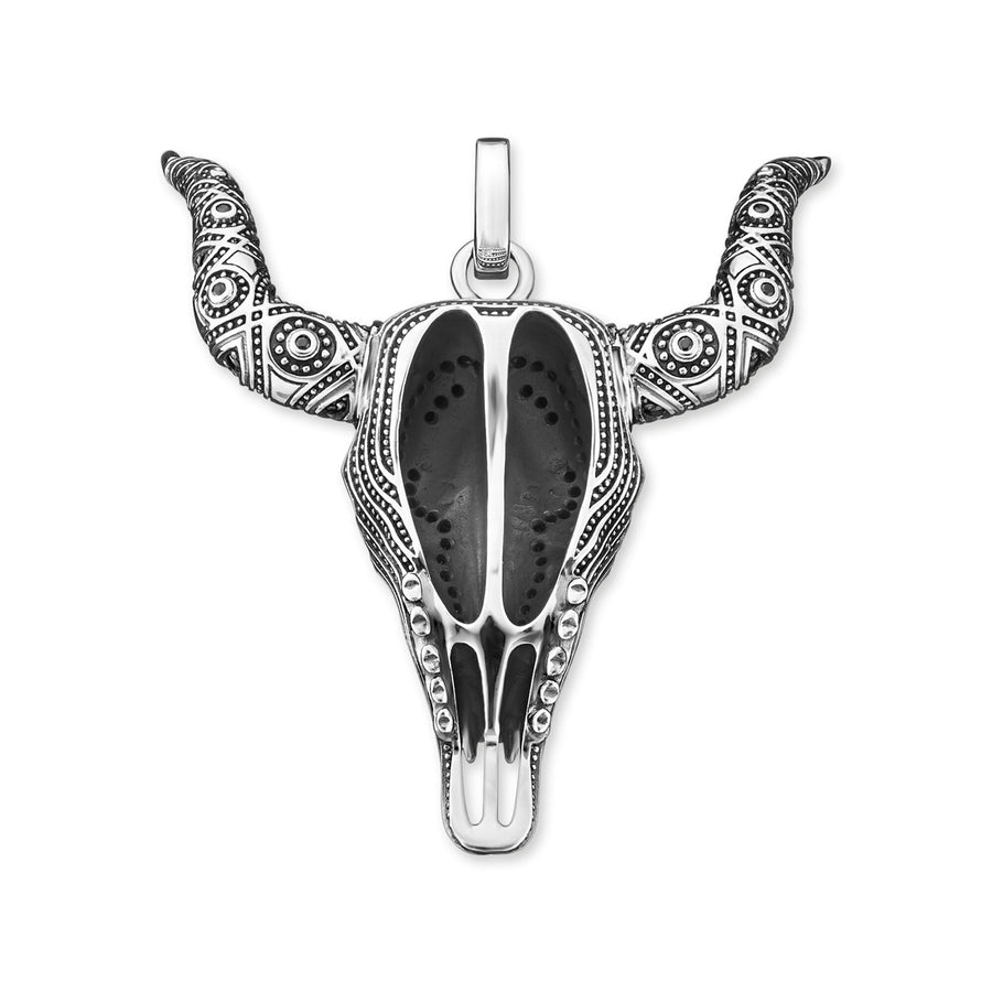 Pendentif crâne de taureau