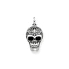 Pendentif tête de mort avec lys