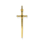 Pendentif épée or