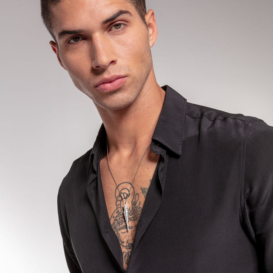 Pendentif ornements argent