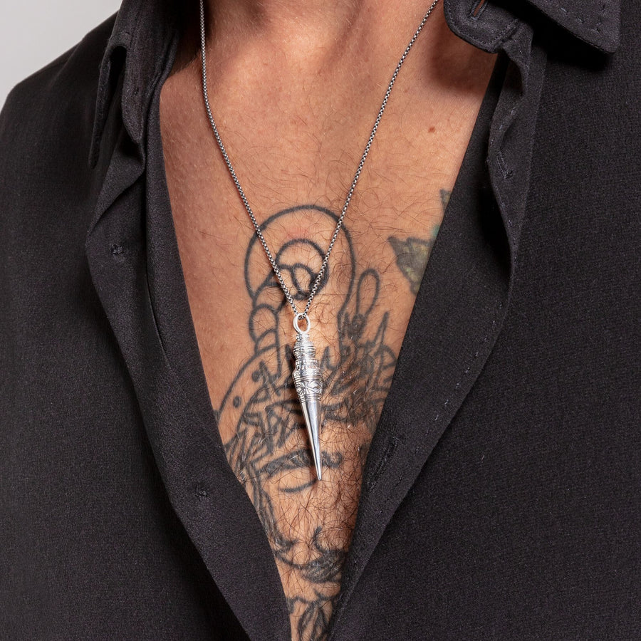 Pendentif ornements argent