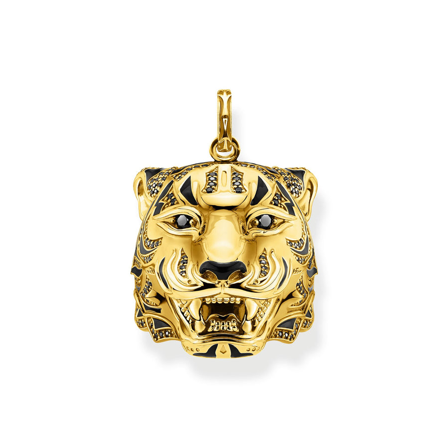 Pendentif tigre or
