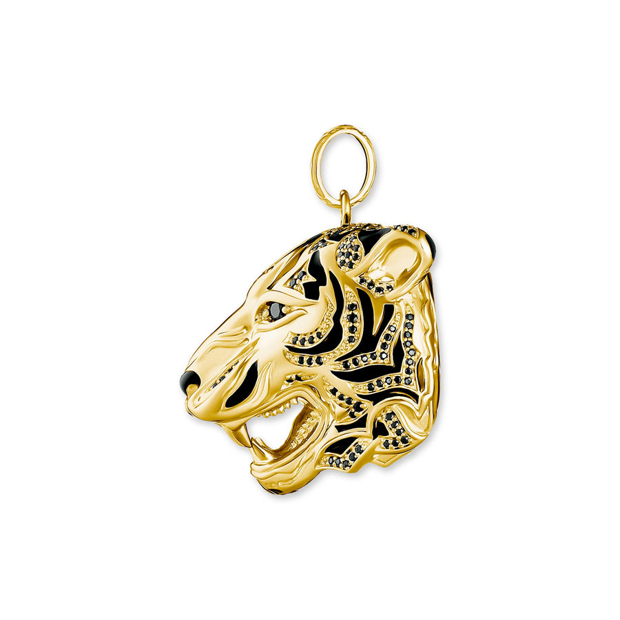 Pendentif tigre or