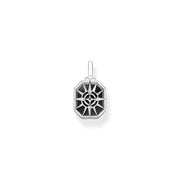 Pendentif boussole étoile noir
