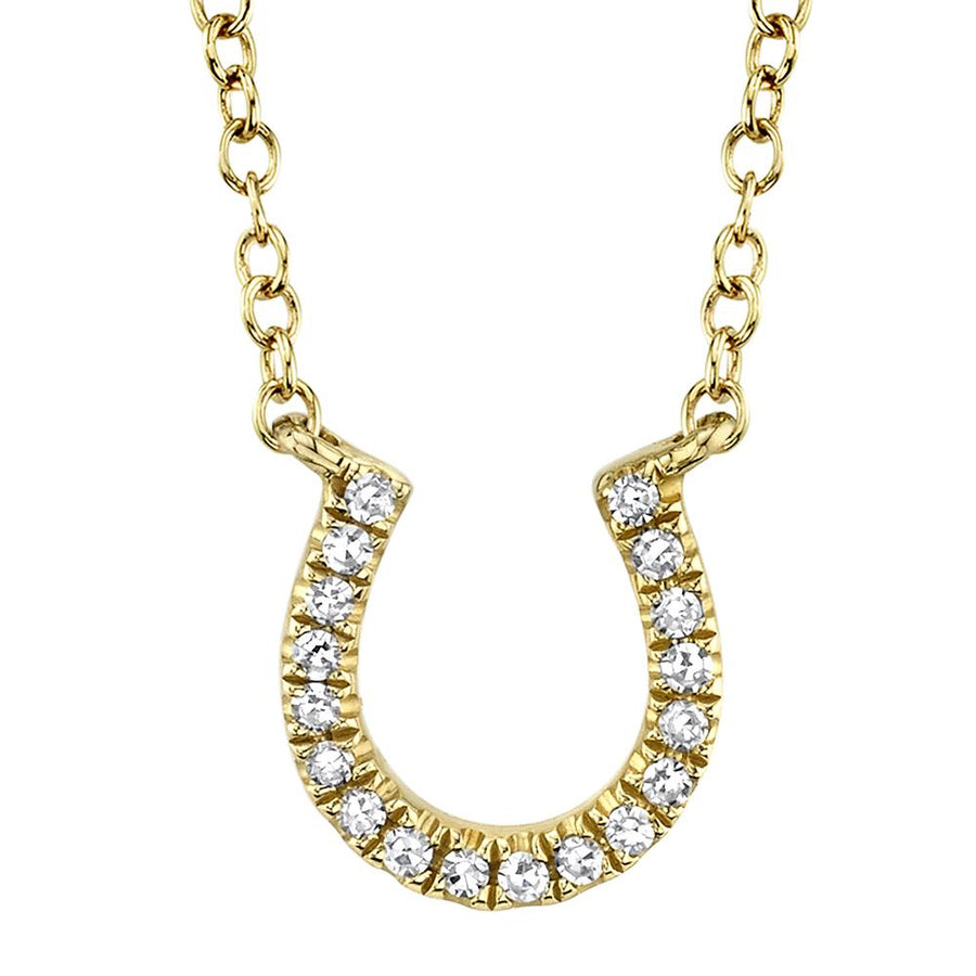 Oakley 0.06 Ct. Diamond Horseshoe Pendant Necklace